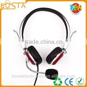 changeable microphone headset with stereo sound hifi music