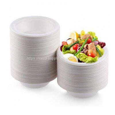 Factory manufacture biodegradable soup bowl disposable bowls sugarcane bagasse bowls disposable cutlery