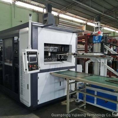 JS850x560 Fully Automatic Servo Disposable Plastic Cup Bowl Making Thermoforming Machine photo-2