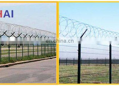 Anti Climb 358 High Security Fence With Alarm System Highway Fence Airport