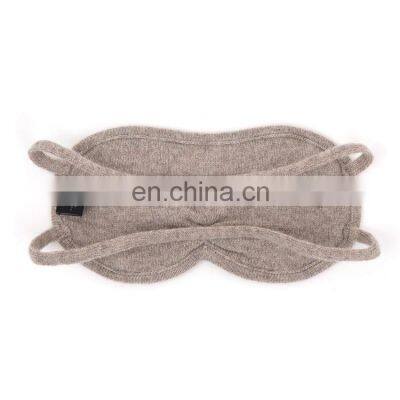 Striped Soft and Luxury Cashmere Travel Eye Mask photo-3