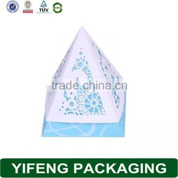 Light Pink Ribbon Wedding Favor Bridal Candy Gift Box Baby Shower Party Cut Out Pram Packing Box, Box for Gift photo-2