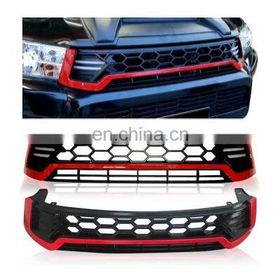 Car Accessories High Quality Front Grille with Lights for Toyota Hilux Revo 2015-2017