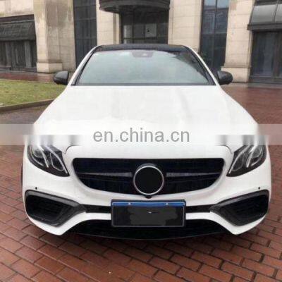 E63 E Class Carbon Fiber Front Foglamp Cover Trim for Mercedes-Benz W213 E200 E63 AMG 2017-2019 photo-2