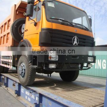 Beiben left hand drive tipper truck