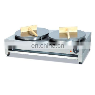 CE approve stainless steel industrial double plate electric crepe maker