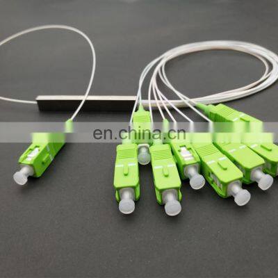 Support Customizaiton Service Splitter Plc sc Apc Fiber Optic Splitter Sc/apc 1x4 0.9mm Diameter 1m Length Plastic Package photo-5