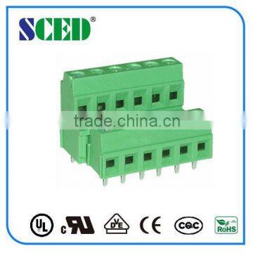 Two Rows Brass Euro Terminal Block with CE UL Certifications Wholesale Termin Block