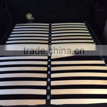 Bedroom Furniture Modern Design Cream Leather Big Bed Modern Bed Designs For Hotel photo-4