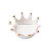 Royal Ceramic Crown Ring Jewelry Plate Stand Holder Trinket Tray Dish for Earring Bracelet Keys Necklace Wedding Birthdays