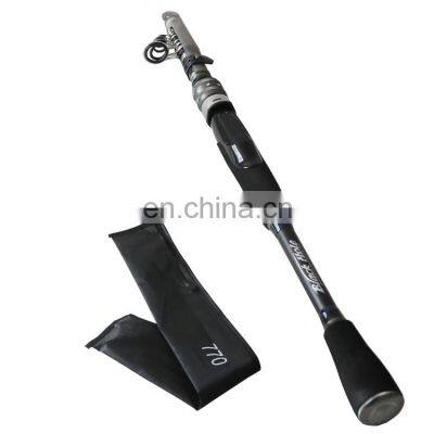 Wholesale High Quality Lure Fishing Rods 1.98m 2.28m 2.58m fishing rod telescopic carbon fiber