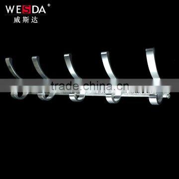 Chaoan WESDA 2016 Ombre Hollow Out Creative the Color Coat Hanger Door Hook Hang the Space That Defend Bath Aluminum D096 photo-3