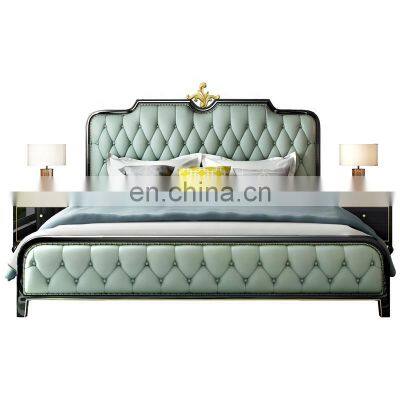 Neoclassical Furniture Classic Design Northern Europe Bedroom Wooden Bed