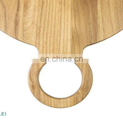 Customized Logo and Packaging Teak Wood Rectangle Cutting Board Set 3 With Handle