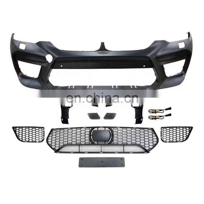 For BMW 5 Series G30 G38 Modified M5 front bumper with grill for BMW Body kit car bumper 2018-2020