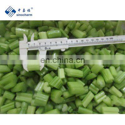 Sinocharm BRC A Approved L1.8-2CM IQF Celery Cut Frozen Celery