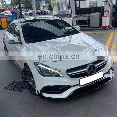 Car Bumpers Auto Parts W117 for Benz W117 CLA Upgrade CLA45 Model Include Front Bumpers Rear Bumper Side Skirts Rear Diffuser