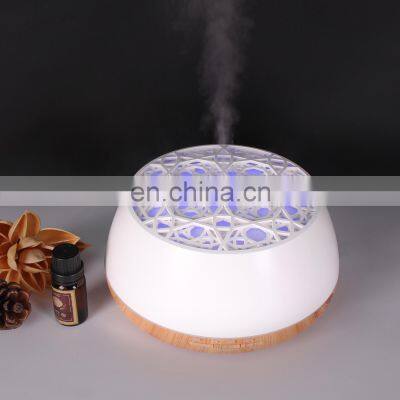 New Design 4 Spray Holes Humidifier Silence Auto Off 400ml Aroma Essential Oil Diffuser photo-3
