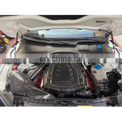 Factory Direct Hot Sale Style Good Price Auto Parts Custom Made Dry Carbon Fiber Air Intake Kit For AUDI A6 A7 C7