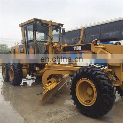 Japan used cheap Caterpillar 140H motor grader for sale in Shanghai