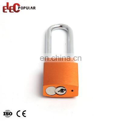 Bulk Rectangular Long Shackle Colorful Aluminium Safety Padlock photo-4