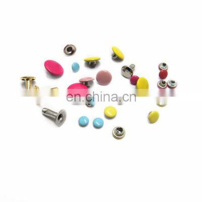 15mm Custom Metal Rivet Nameplate Leather Logo Rivets for Garments photo-5