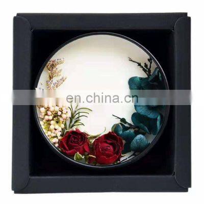 Private Label Aroma Fashion Flower Wedding Birthday Gift Set Tin Jar Pillar Natural Soy Wax Aromatherapy Scented Candles photo-2