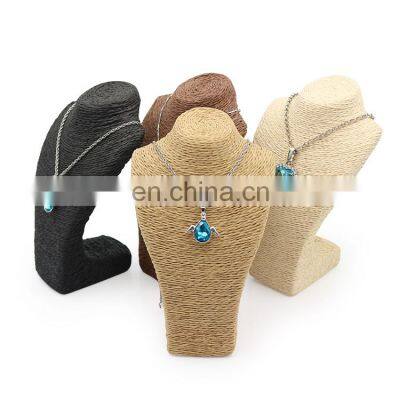 Factory Direct Sale Necklace Bust Display Stand Jewelry Store Holder Earring Pendant Rack Displayer photo-3