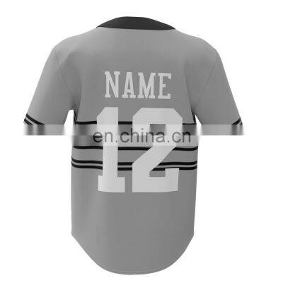 Baseball exercise uniform for men with leather sleeve custom embroidery patched logo