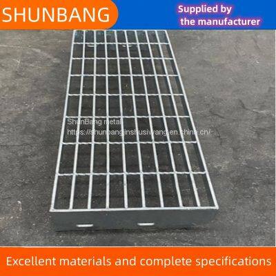 Supply and Welding Galvanized Steel Grating Platform Steel Grating Plate Steel Ladder Trench Cover Plate photo-2
