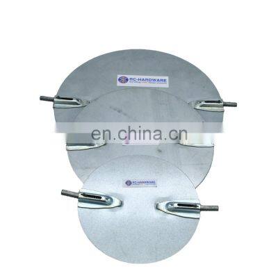 Galvanized Round Damper Blade with Spring Loaded Bearing for Air Ventilation System