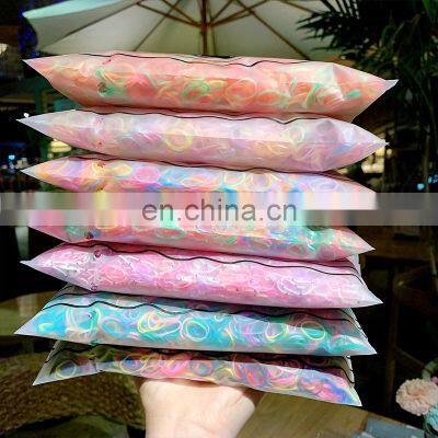 1000pcs/Pack Girls Colorful Small Disposable Rubber Bands Gum For Ponytail Holder Elastic Hair Bands Fashion Hair Accessories