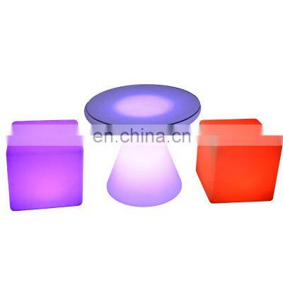 garden outdoor decor led cube chair light bar sofa led cube lighting pool party chair