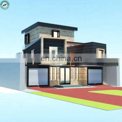 3 Storey Splendid Modular Container Structure House 5 Bedroom Modern Prefab Residence Dubai Container House photo-2