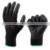 Protective Garden Gloves Extreme Grip Black Nylon Dipped PU Touch Screen Knitting Hand Safety Work Gloves