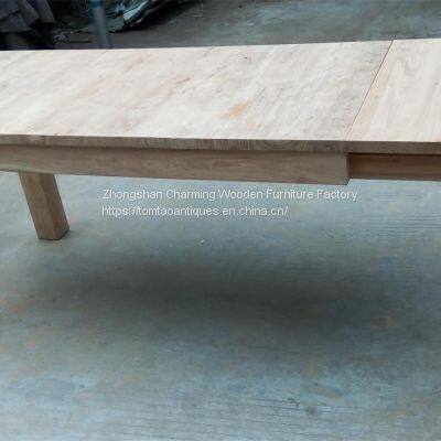 Solid Elmwood Dining Table,extendable photo-2