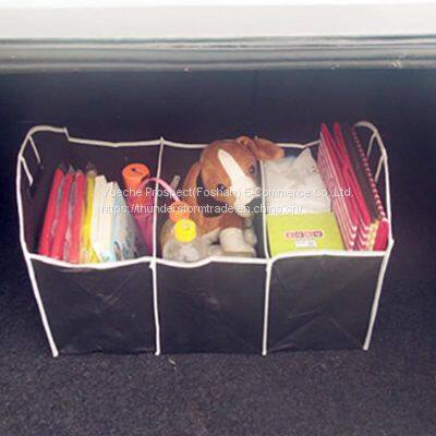 Multifunctional Trunk Storage Portable Car Boot Organizer Car Organizer Storage Box photo-3