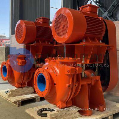 Wear-resistant diesel gravel pump for pumping granular impurities