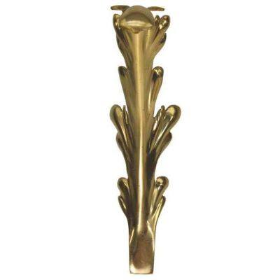 Wrought Iron Components Forged Elements Wrought Iron Brass Leaf for Gate Railing Handrail Balustrade