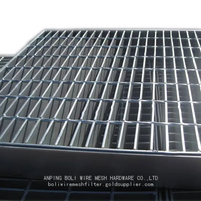 BOLI - Floor Steel Grating China GOLD Suppliers Dustproof Feature Upper and Lower Clip Steel Grating Used for Showcase Ground