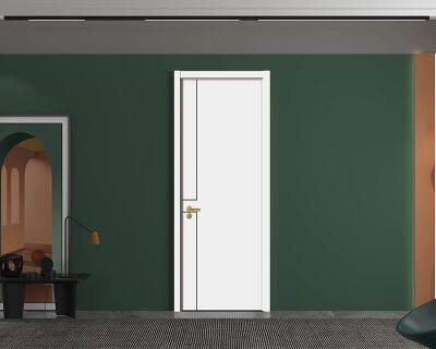 European Standard Fire Door Manufacturer Custom Fire Indoor Wooden Doors for House Modern Hotel Fire Rated Doors With Frames photo-5