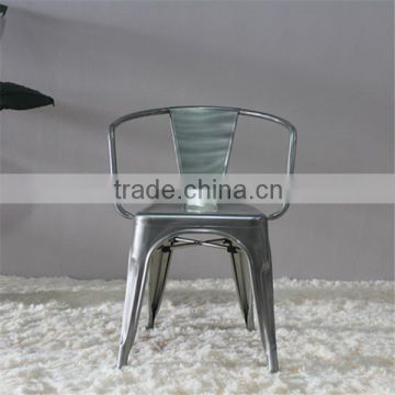 Metal furniture high 72cm colorful restaurant chair