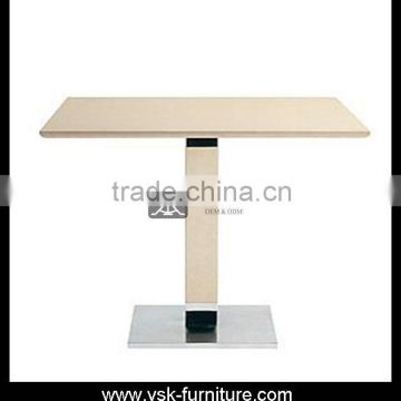 DT-117 Stainless Steel Base Dinner Table