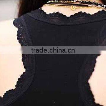 New Lace Tank Top , Sexy Stringer Tank Top ,women's Sexy Vest Wholesale China photo-3