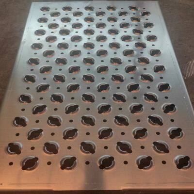 Platform Walkway Dedicated O-Type Fisheye Aluminum Alloy Anti-Slip Bracket, Slide Board Anti-Slip Safety Perforated Grille photo-5