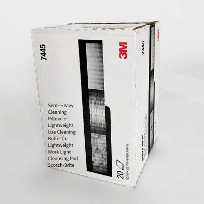 3m 7445 Scotch-brite Pad, White Nylon Sheet, No. 1200 Cleaning Cloth photo-3