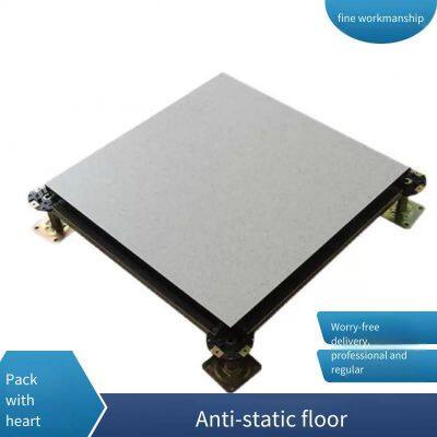 Wood-based Anti-static Raised Floor, Overhead Raised Floor for Computer Rooms and Monitoring Rooms, Particle Board Substrate 600*600 photo-2