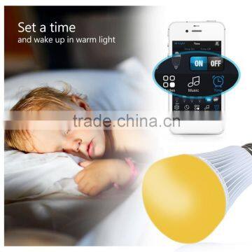 8W Colorful CE/RoHs 2016 E27/e26 Color Changed LED Bulb Smart Bluetooth Led Lights Bulb photo-4