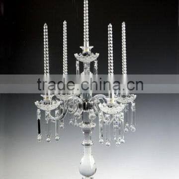 2015 wedding crystal candle holder for decoration