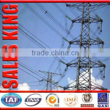 40m 33kv transmission line steel pole tower designer and manufacuter